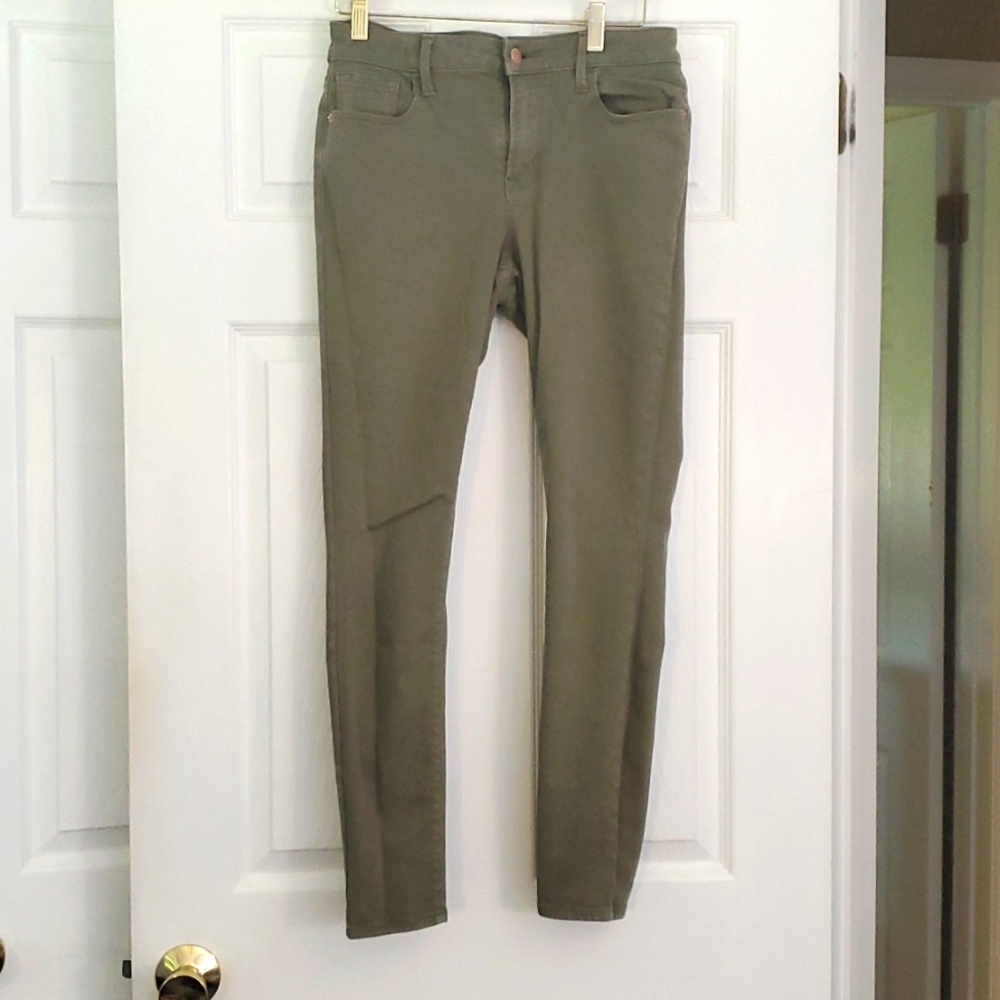 Old Navy Olive Straight Leg Pants